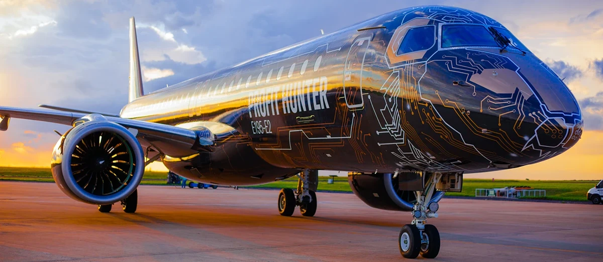 Embraer E195-E2. Foto: Embraer